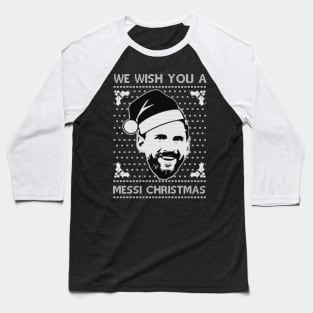 Funny Christmas A Messi Christmas Baseball T-Shirt